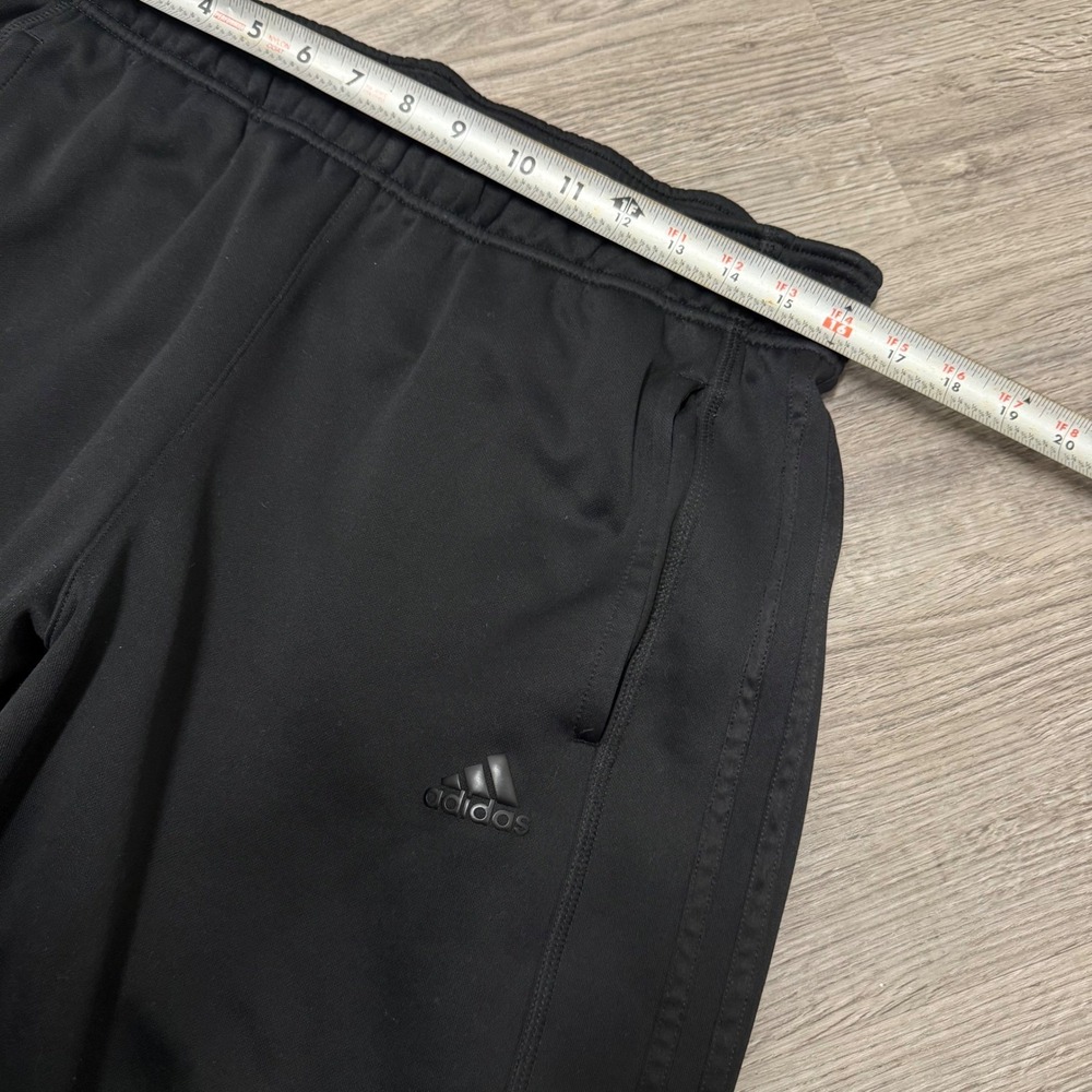 Adidas Climawarm Mens Black Fleece Lined Athletic Track Pants Size Large - Picture 6 of 11